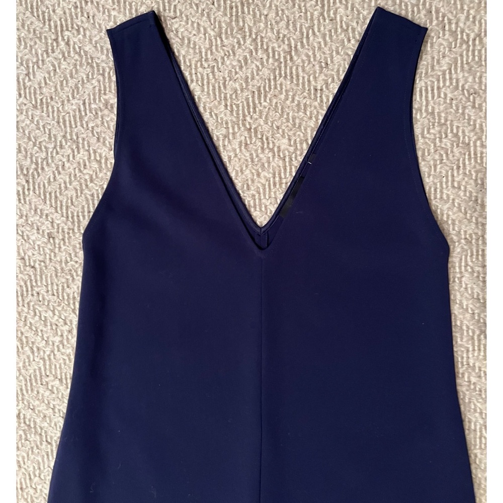 Theory Sleeveless V Neck Shift Dress - P/XS - Picture 5 of 10